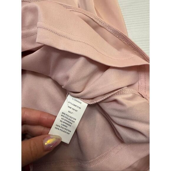 NWT Maniju Blush Pink Cocktail Party Dress Size Large New - Picture 8 of 10